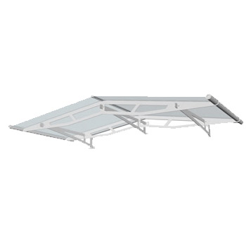 Sedlová stříška Polymer, Lightline 1900 mm barva saténově bílá