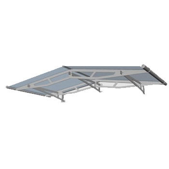 Sedlová stříška Polymer, Lightline 1900 mm barva saténově modrá