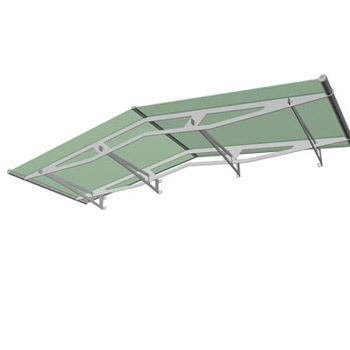 Sedlová stříška Polymer, Lightline 2480 mm barva saténove zelená