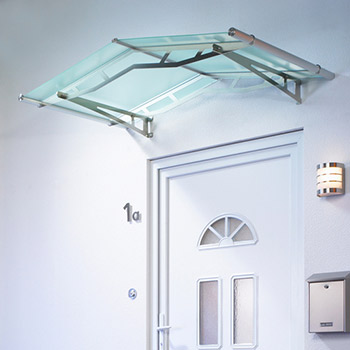 Sedlová stříška Polymer, Lightline 1480 mm barva saténove zelená