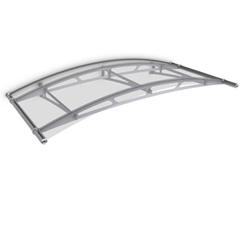 Oblouková stříška Polymer, Lightline 1900x910mm barva čirá