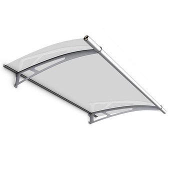 Vchodová stříška Polymer, Lightline 1500x950mm, čirá