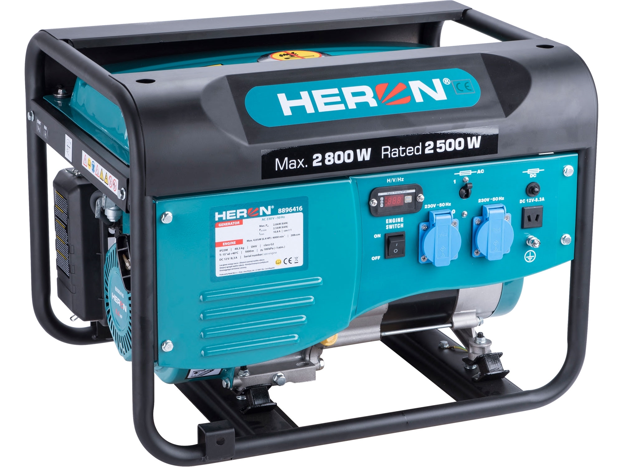 Heron elektrocentrála benzínová 2,8kW/ 6,5HP (8896416)
