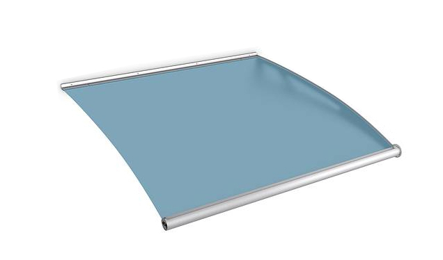 Modulová stříška Lightline L, prodlužovací modul 81 x 95 cm barva: saténově modrá