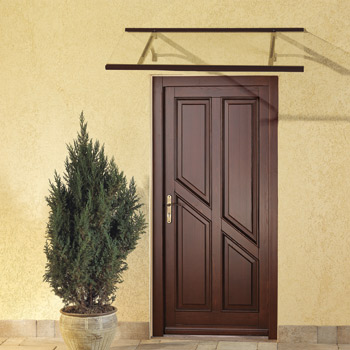 Robelit pultová stříška z akrylátu, 1200x900mm barva: hnědá