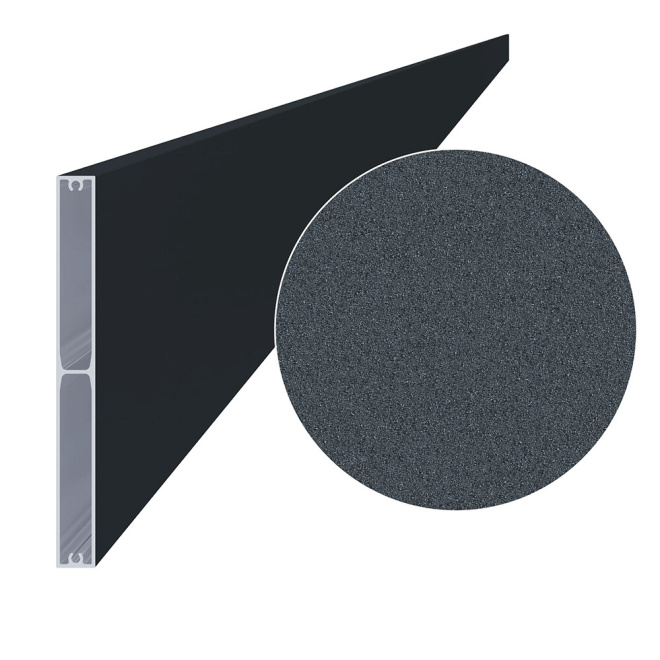 Hliníkový profil struktura RAL7016, 160x16mm, na výplň, AL-J16016-7016S-6 Hliníkový profil struktura RAL7016, 160x16mm, na výplň, AL-J16016-7016S-6