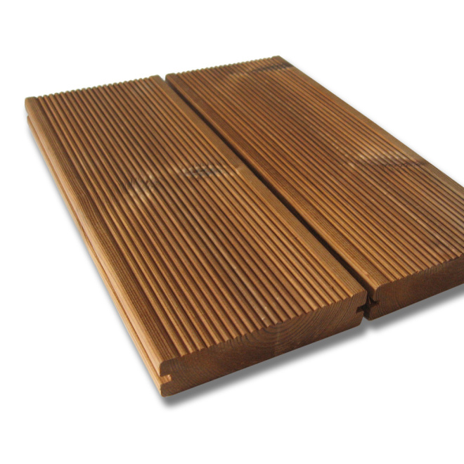 Dřevěné terasové prkno AntiSlip 26x117mm, boční kotvení