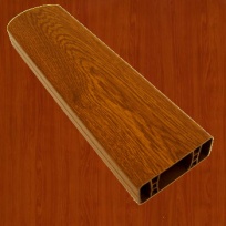PVC foliovaná plotovka, 3043, třešeň amaretto
