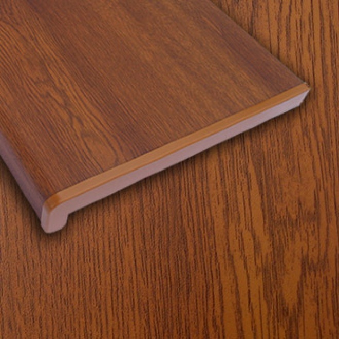 PVC parapet RS, Alfa folie - Zlatý dub A03