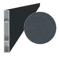 Hliníkový profil struktura RAL7016, 120x16mm, na výplň, AL-J12016-7016S-6 Hliníkový profil struktura RAL7016, 120x16mm, na výplň, AL-J12016-7016S-6