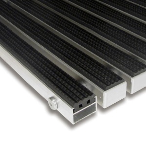 Gumová hliníková čistící vstupní venkovní rohož Alu Standard - 100 x 100 x 2,2 cm Gumová hliníková čistící vstupní venkovní rohož Alu Standard - 100 x 100 x 2,2 cm