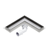 Odtokový žlab rohový pro obklad, KFLp, 500x500mm