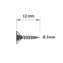 Vrut 3x12, Multipaneel, V5140
