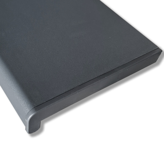 Plastový parapet RS, PVC folie - Antracit