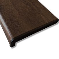 Plastový parapet RS, PVC folie - Ořech