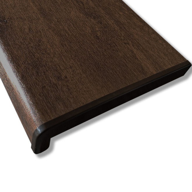 Plastový parapet RS, PVC folie - Ořech