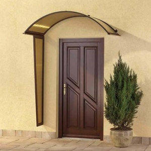 Vchodová stříška Robelit oblouková 2500x900x600mm Vchodová stříška Robelit oblouková 2500x900x600mm