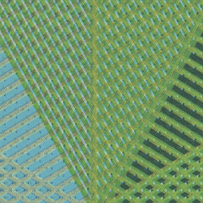 Obkladový panel Kerradeco FB300 Geometric Green