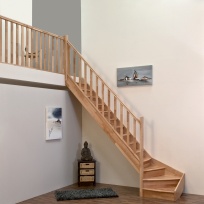 Lomené schodiště Minka Home - buk, 850x3000mm