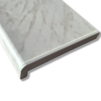 Plastový parapet RS, PVC folie - Šedý mramor