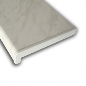 Plastový parapet RS, PVC folie - Šedý mramor Plastový parapet RS, PVC folie - Šedý mramor