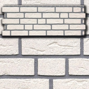 Fasádní obklad VinyBrick, VB7505 - bílý Fasádní obklad VinyBrick, VB7505 - bílý