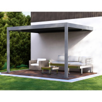 Stěnová hliníková pergola 3x4m Stěnová hliníková pergola 3x4m