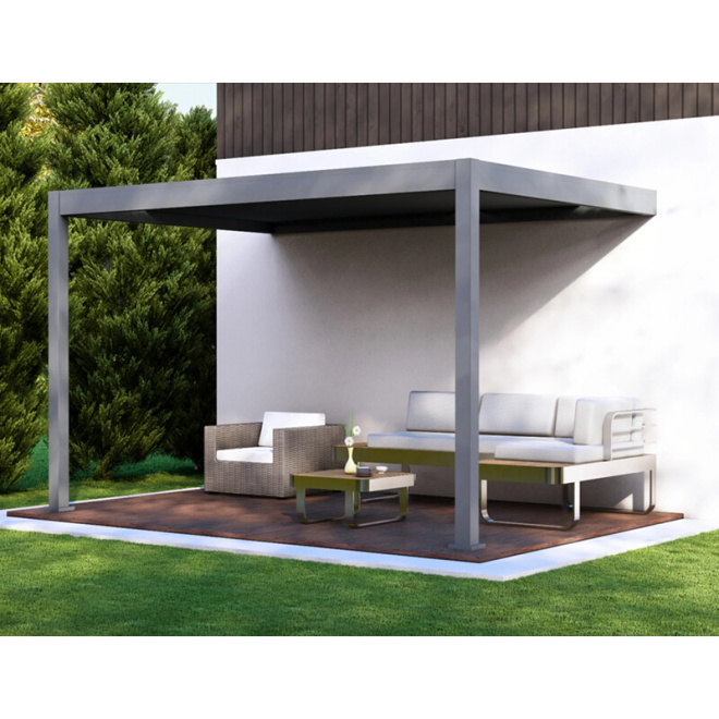 Stěnová hliníková pergola 3x4m Stěnová hliníková pergola 3x4m