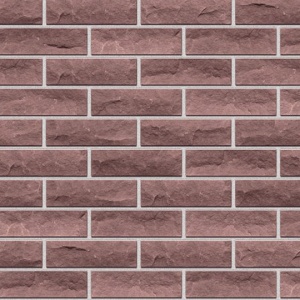 Imitace pískovce Keraton® Bossiert, tmavě červená Imitace pískovce Keraton® Bossiert, tmavě červená
