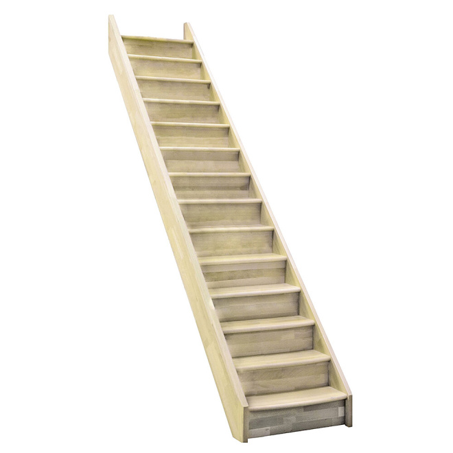 Přímé schodiště Minka Home - smrk, 850x3000mm