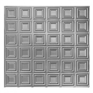 Plech pozinkovaný - lisovaný vzor čtverce 3D, I PZNZ2/12 Plech pozinkovaný - lisovaný vzor čtverce 3D, I PZNZ2/12