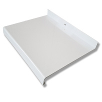 Venkovní parapet hliníkový tažený - bílý, tl. 1,5-2,8mm Venkovní parapet hliníkový tažený - bílý, tl. 1,5-2,8mm