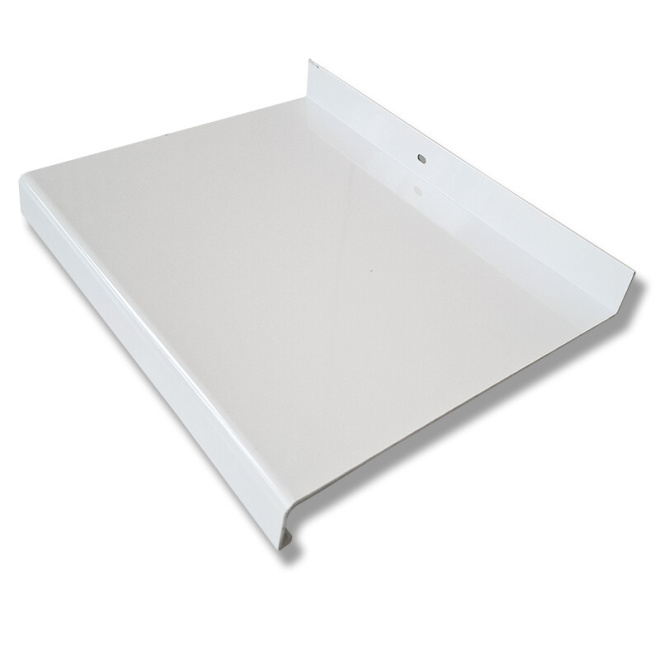 Venkovní parapet hliníkový tažený - bílý, tl. 1,5-2,8mm Venkovní parapet hliníkový tažený - bílý, tl. 1,5-2,8mm