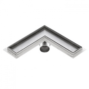 Sprchový žlab rohový pro obklad, KFLm, 800x800mm Sprchový žlab rohový pro obklad, KFLm, 800x800mm
