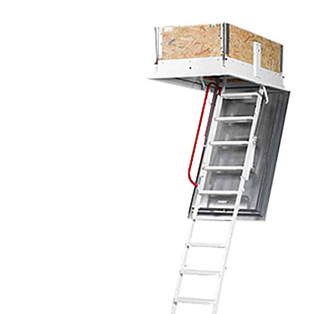 Půdní schody pro pasivní domy Wippro Isotec Luxe 200